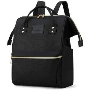 NEW Canvas Casual Backpack Black